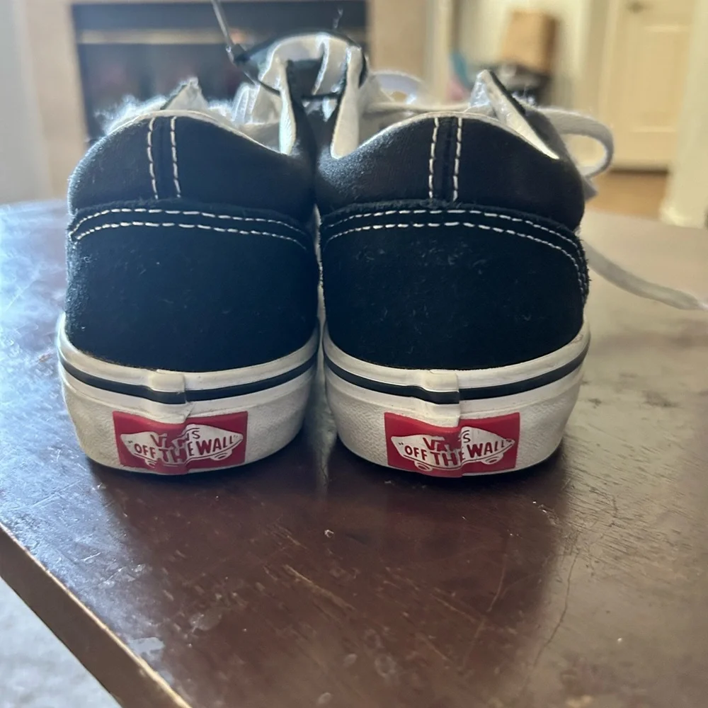 Vans Black and White Classic Sneakers
